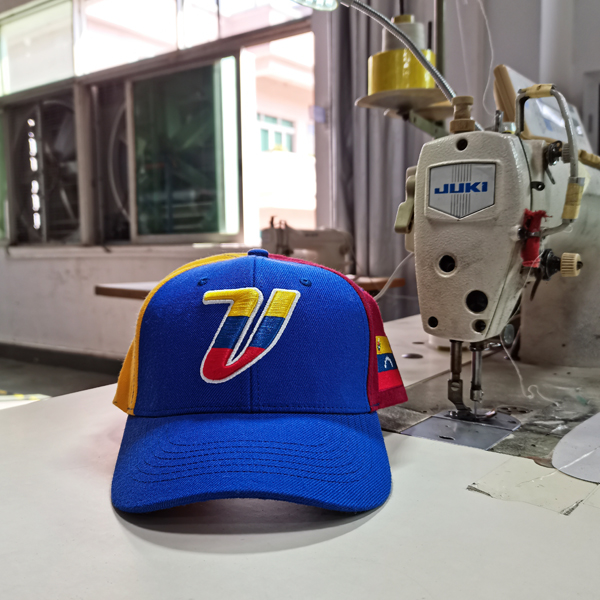 DW21#D  Top quality wool/acrylic baseball caps with 3D embroidery logo